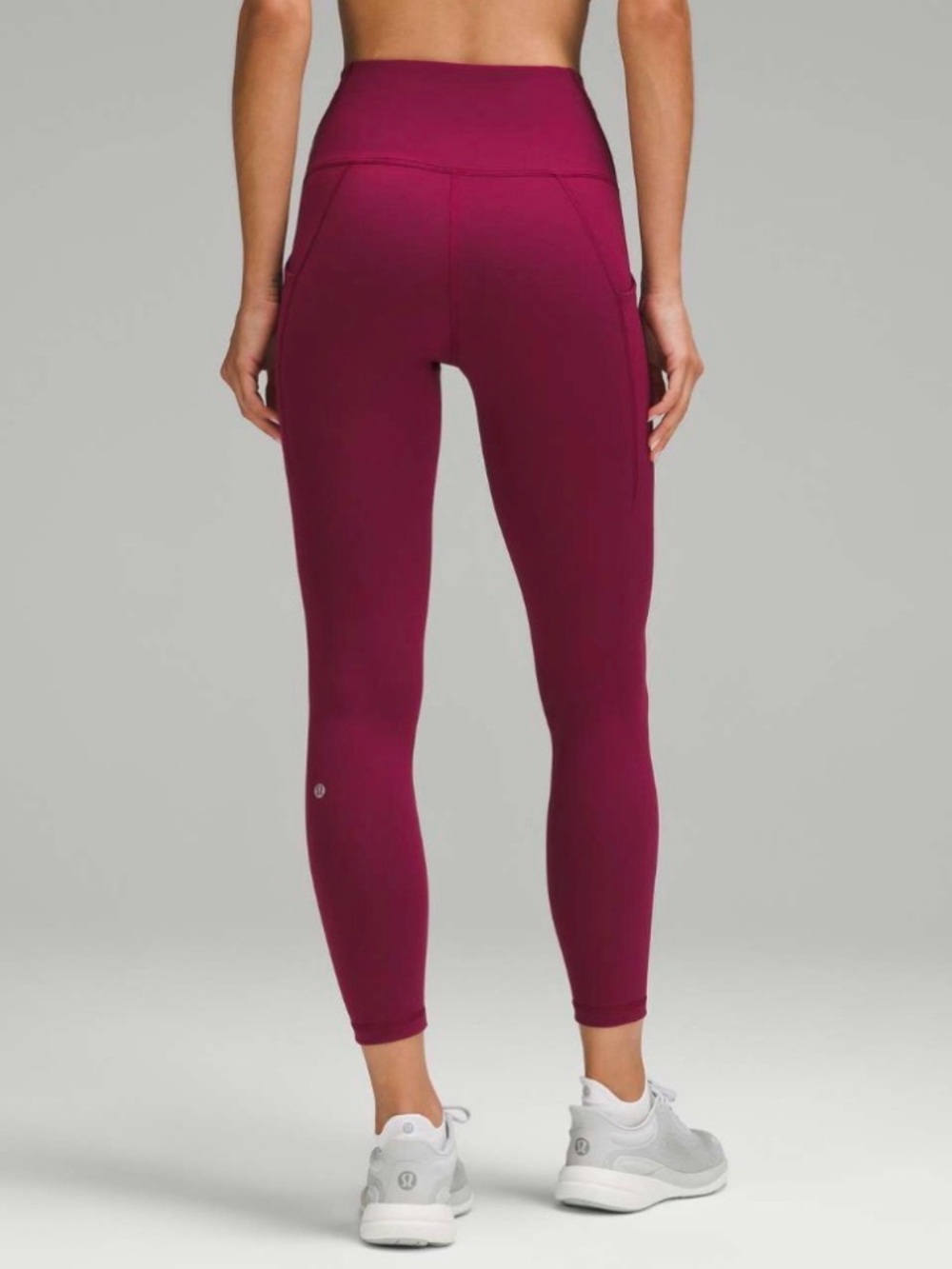 NWT Lululemon Wunder Train High-Rise Tight with Pockets 25" in Deep Luxe Size 8